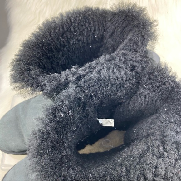 UGG WINTER BOOTS DOBLE BOWS SIZE 6W - Picture 6 of 9